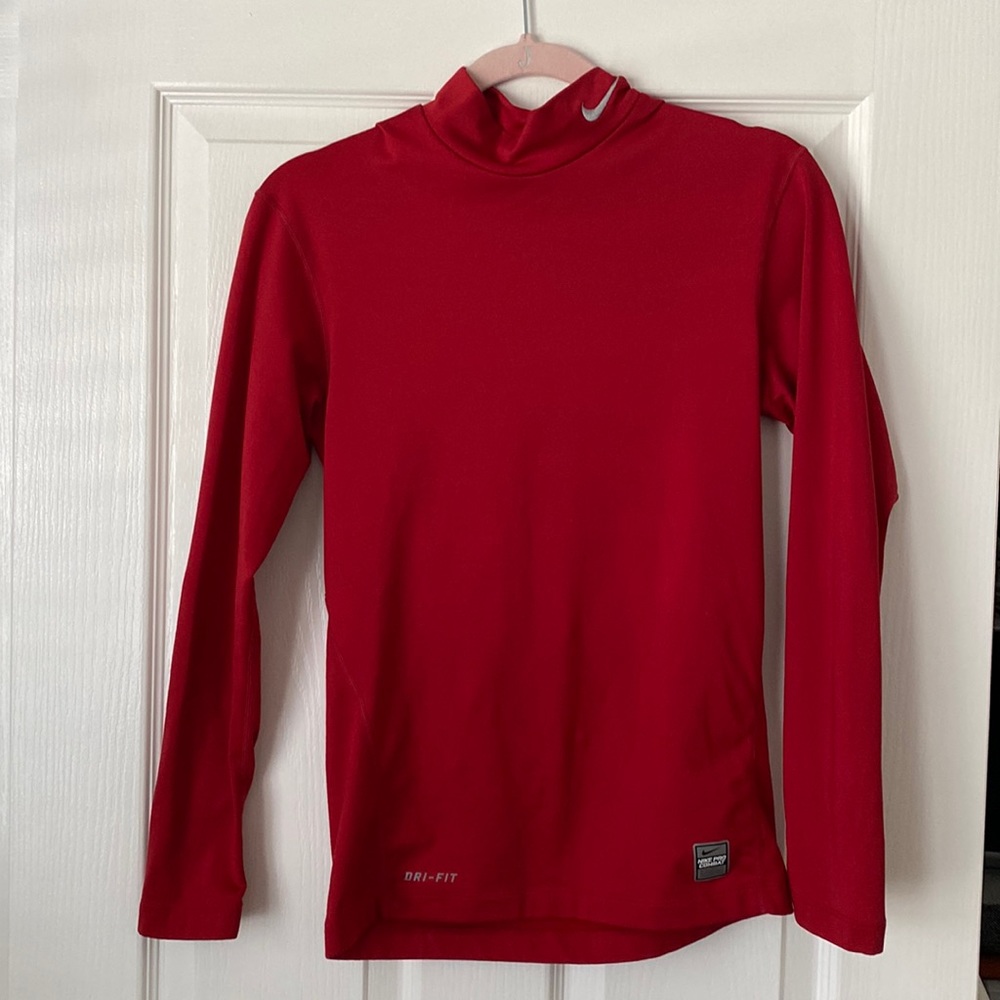 Nike dri-fit long sleeve warm mock-top